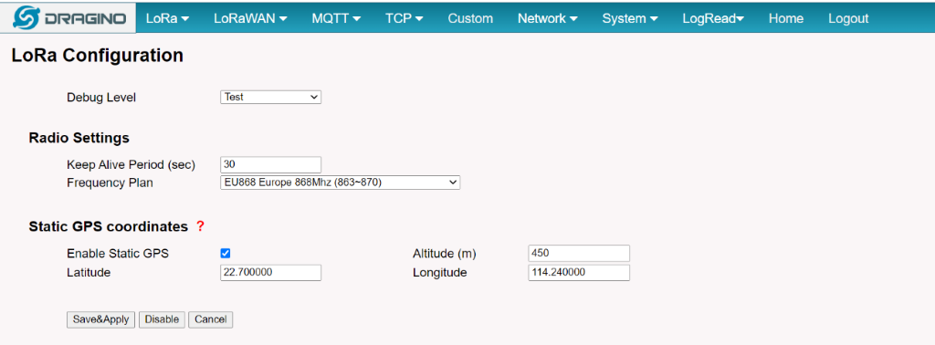 LoraWAN