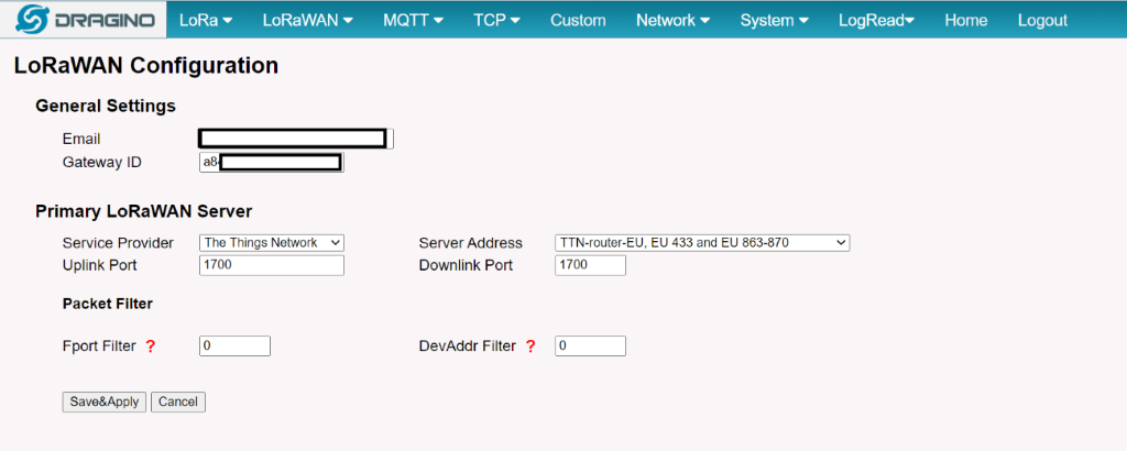 LoraWAN blog